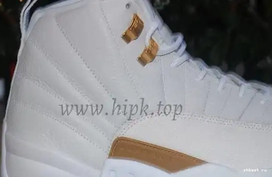 Authentic Air （Nike Release pairs） Version White Jordan 12 OVO 0502